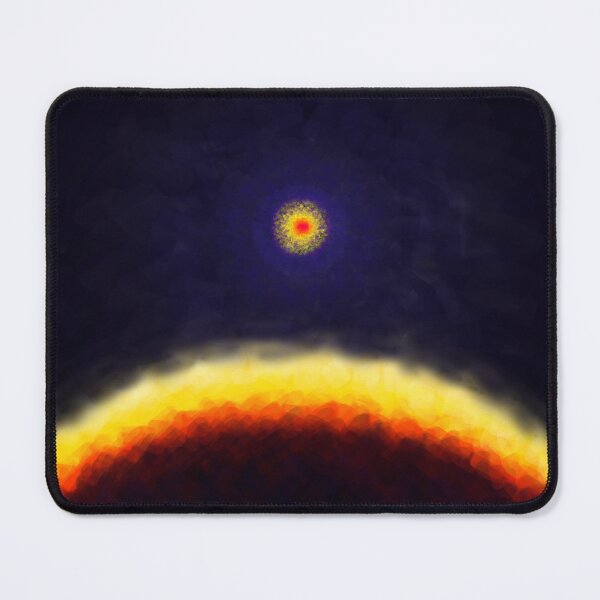 Item preview, A distant Future, abstract earth and sun, environment designed and sold by TreeEgg.