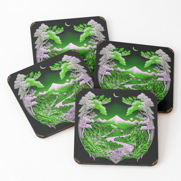 Item preview, Landscape  Chinese Japanese style Rinpa painting sticker designed and sold by PhiloSophyEye.