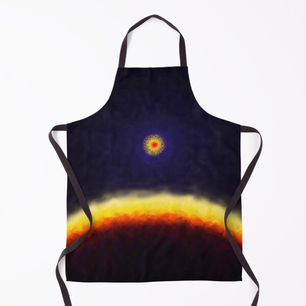 Item preview, A distant Future, abstract earth and sun, environment designed and sold by TreeEgg.