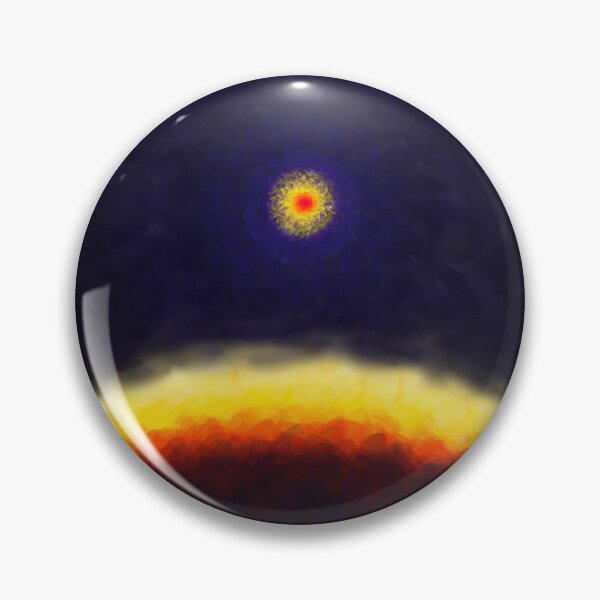 Item preview, A distant Future, abstract earth and sun, environment designed and sold by TreeEgg.