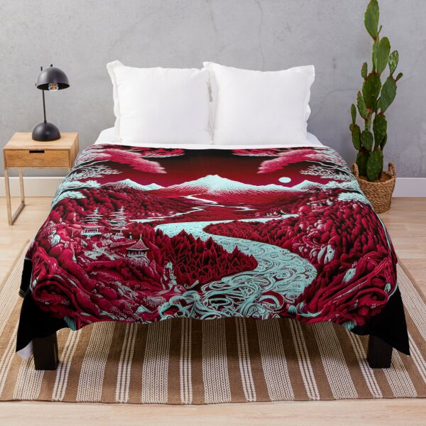 Item preview, Landscape Chinese Japanese style Rinpa painting sticker designed and sold by PhiloSophyEye.