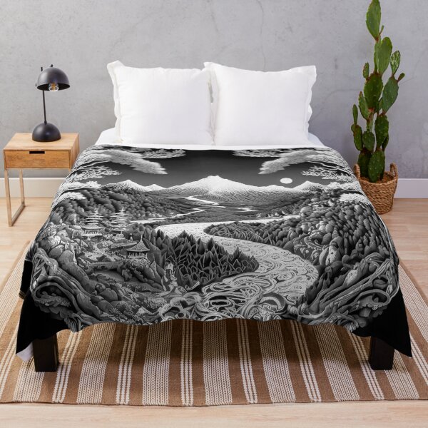Item preview, Landscape  Chinese Japanese style Rinpa painting sticker designed and sold by PhiloSophyEye.