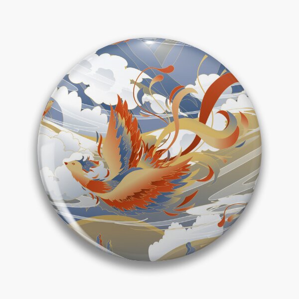 Artikelvorschau, ancient style traditional classical auspicious mountain phoenix entworfen und verkauft von UnaWu533.