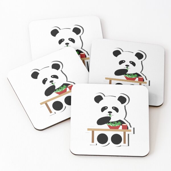 Item preview, panda eating designed and sold by Boufatma.