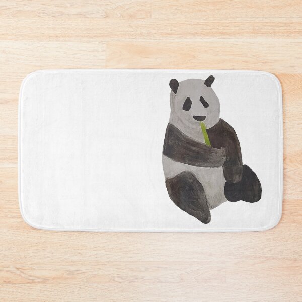 Item preview, Panda eating bamboo watercolour designed and sold by TheTopHatArts.