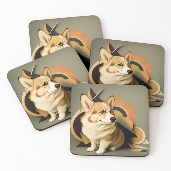 Item preview, Welsh_Corgi dog in muted color 02 designed and sold by glanced2677.