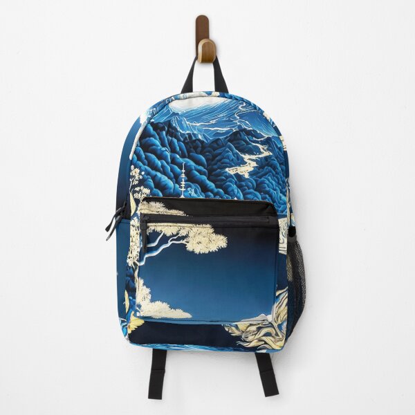 Item preview, Landscape Chinese Japanese style Rinpa painting sticker designed and sold by PhiloSophyEye.