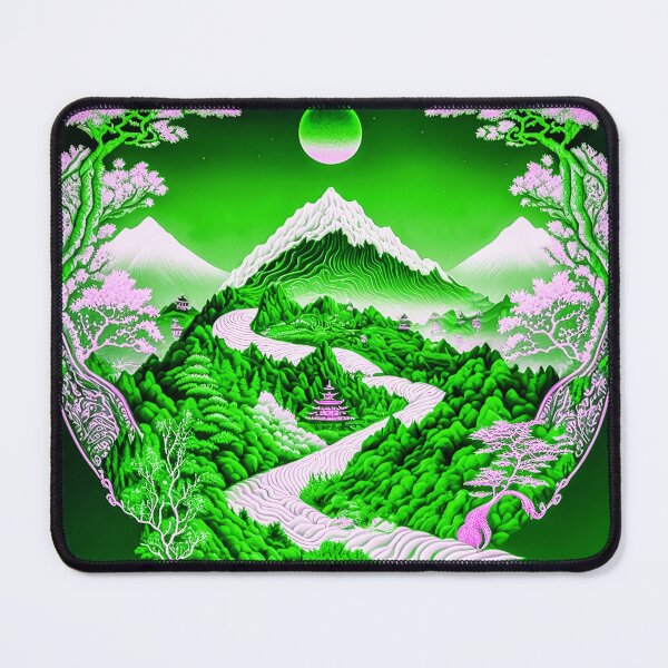 Item preview, Landscape Chinese Japanese style Rinpa painting sticker designed and sold by PhiloSophyEye.
