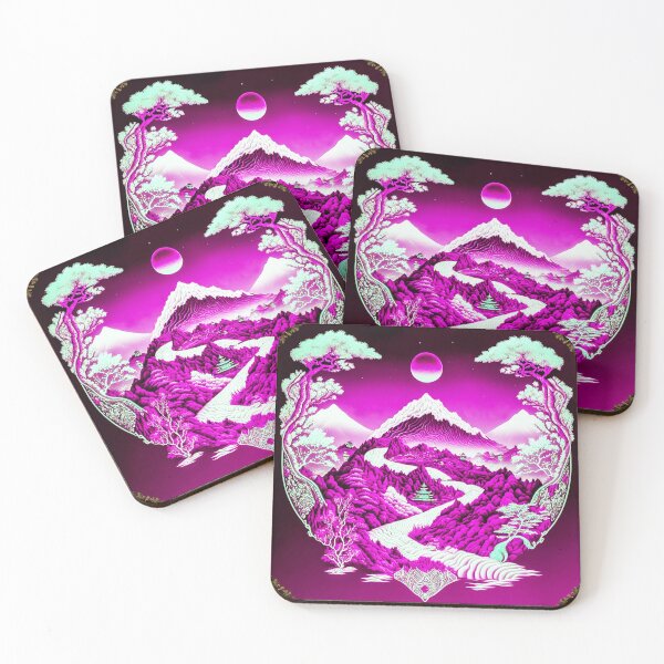 Item preview, Landscape  Chinese Japanese style Rinpa painting sticker designed and sold by PhiloSophyEye.
