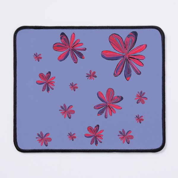 Item preview, Red and Blue Flowers designed and sold by designs-by-ann.