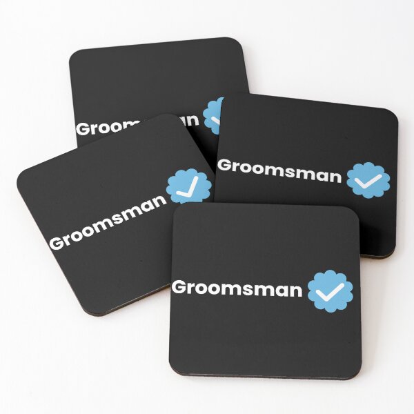 Item preview, Groomsman (white) designed and sold by Allyoudois.