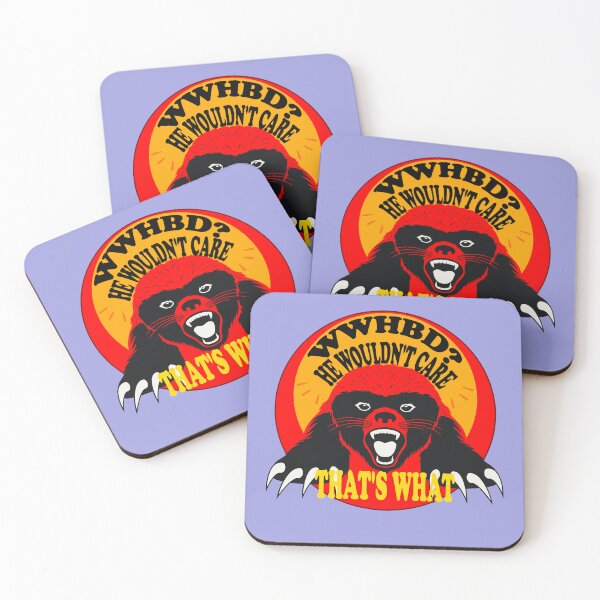 Item preview, WWHBD ? angry red badger meme designed and sold by Deco-Design.