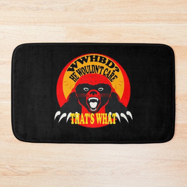 Item preview, WWHBD ? angry red badger meme designed and sold by Deco-Design.