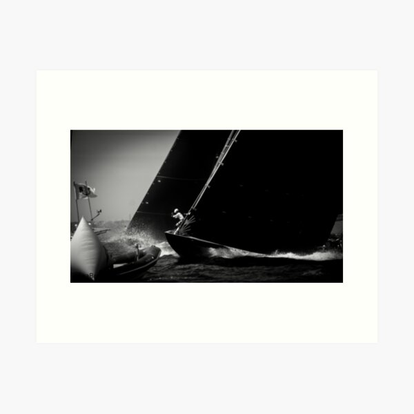 Item preview, Sailing - Up On The Bow - J Class Boat  designed and sold by seabreezeart.