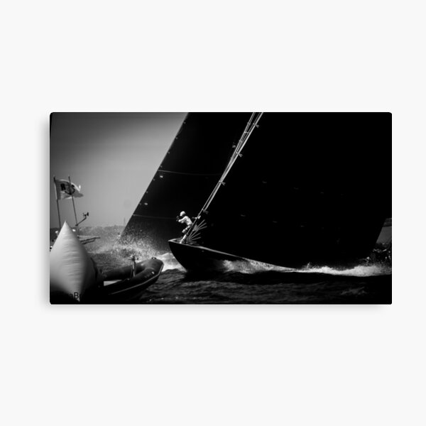 Sailing - Up On The Bow - J Class Boat Canvas Print