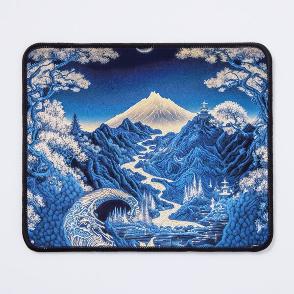 Item preview, Landscape Chinese Japanese style Rinpa painting sticker designed and sold by PhiloSophyEye.
