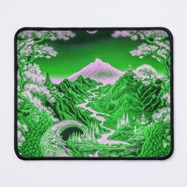 Item preview, Landscape Chinese Japanese style Rinpa painting sticker designed and sold by PhiloSophyEye.