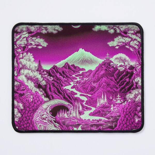 Item preview, Landscape Chinese Japanese style Rinpa painting sticker designed and sold by PhiloSophyEye.