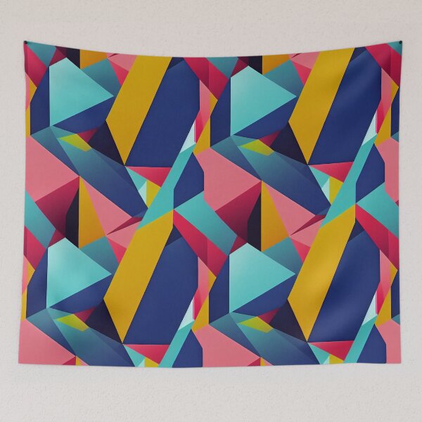 Item preview, Vibrant geometric decor pattern designed and sold by Dise37.