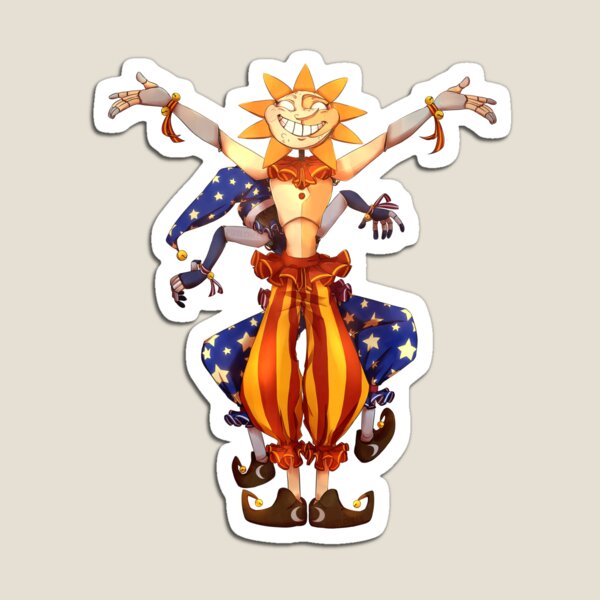 Daycare Attendant statue Sundrop stickers Magnet