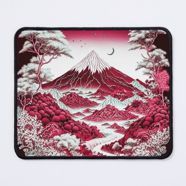 Item preview, Landscape Chinese Japanese style Rinpa painting sticker designed and sold by PhiloSophyEye.