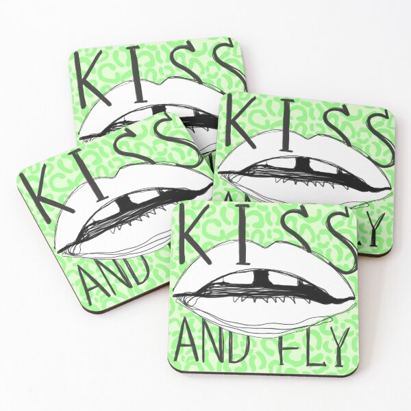 Item preview, KISS AND FLY / leopard background designed and sold by Itsdomd.