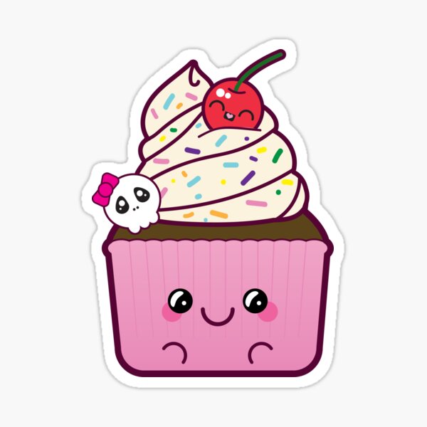 So Sweet Cupcake Sticker
