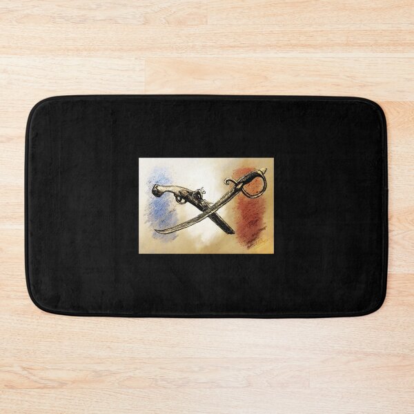 Item preview, France Trip 2023 "Print of French Calvary Flintlock and Saber" Historically Accurate Weaponry designed and sold by ajrhys.