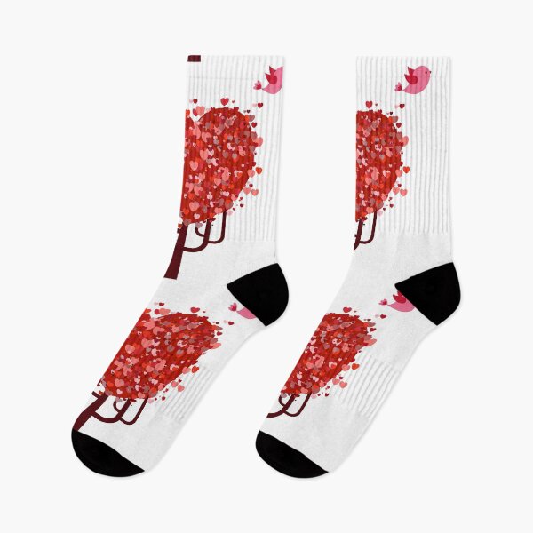 Aperçu de l'œuvre Arbre rouge de l'amour - Feuilles de coeur créée et vendue par CreativNode.