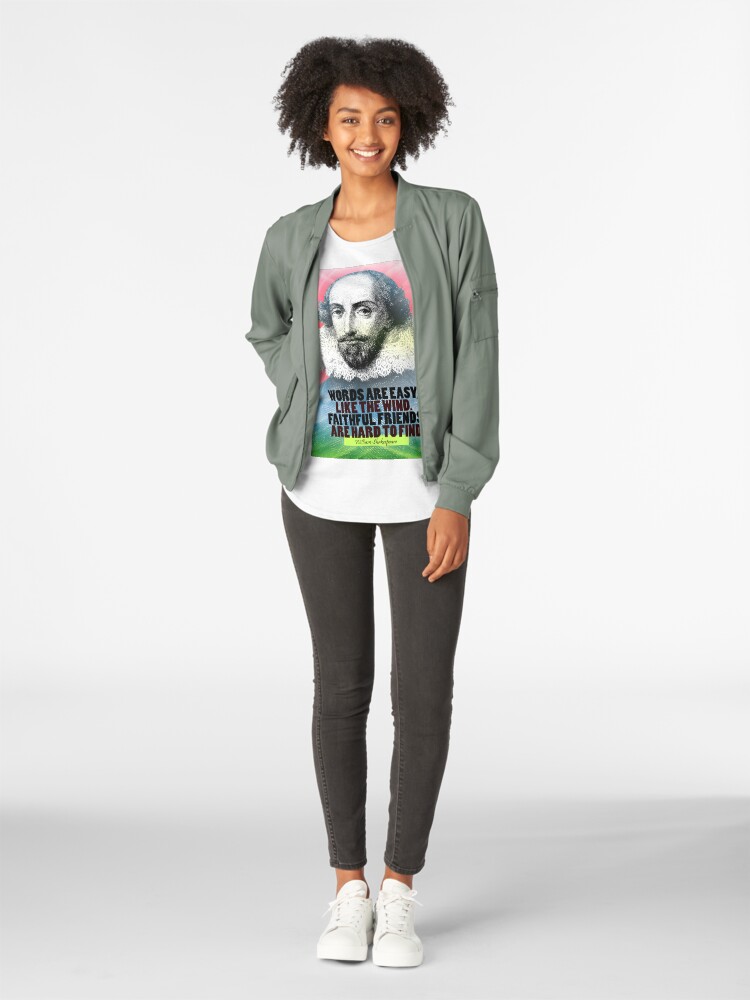 Alternate view of William Shakespeare Quote Premium Scoop T-Shirt