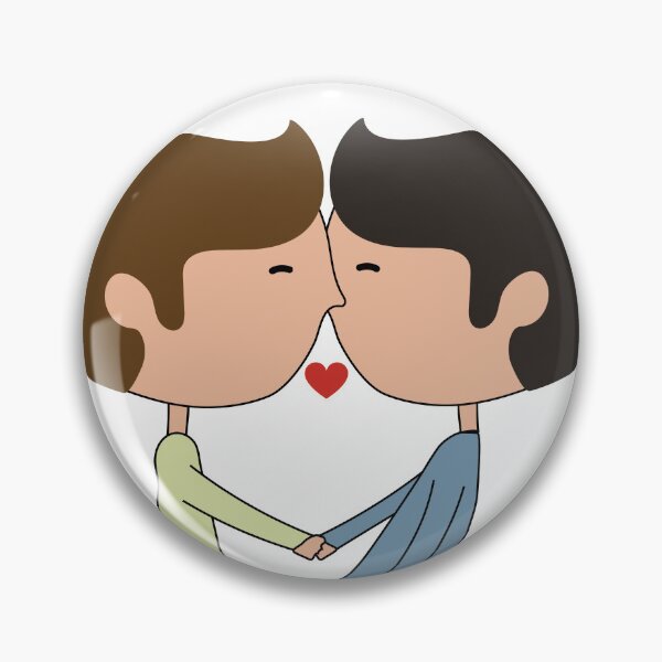 Item preview, Cute gay couple - illustration. designed and sold by rawlex.