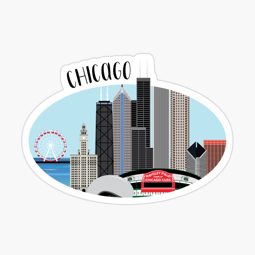 malort chicago Sticker for Sale by madwalb