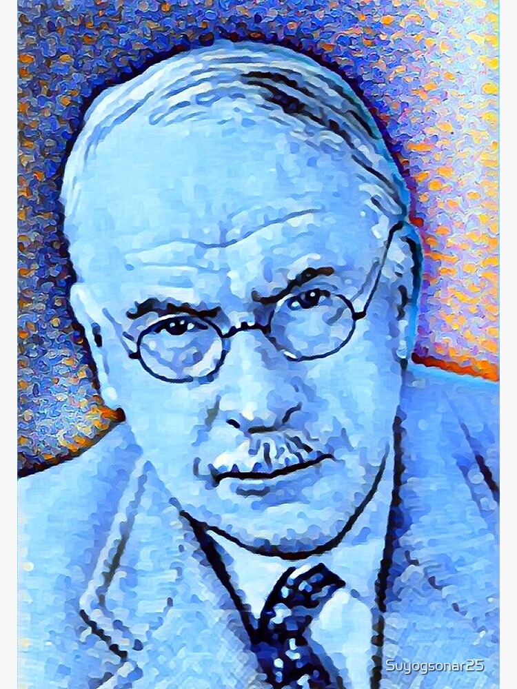 Carl Jung Artwork, Carl Jung Portrait, Carl Jung Wall Art  Greeting Card  for Sale by Suyogsonar25