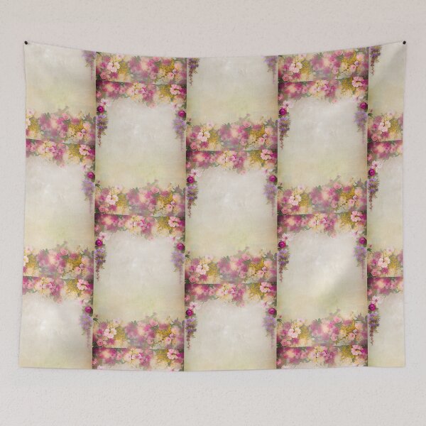 Item preview, Floral Border Design 07: soft, warm tones, bouquet Express Your Romance with Style from my latest design collection designed and sold by GeoffBeattie.
