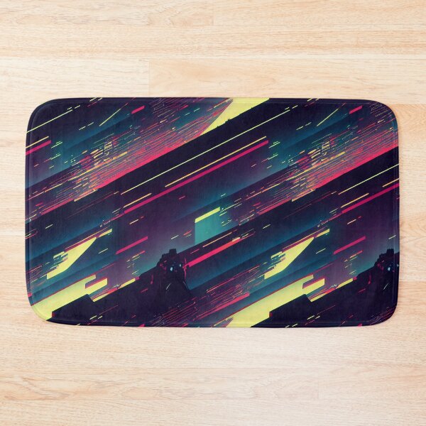 Item preview, Cyberpunk inspired futuristic decor pattern designed and sold by Dise37.