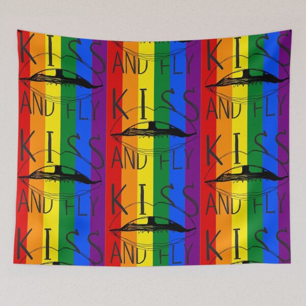 Item preview, KISS AND FLY / RAINBOW designed and sold by Itsdomd.