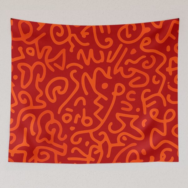 Item preview, Memphis Pattern Colorful Doodle designed and sold by Timegraf.