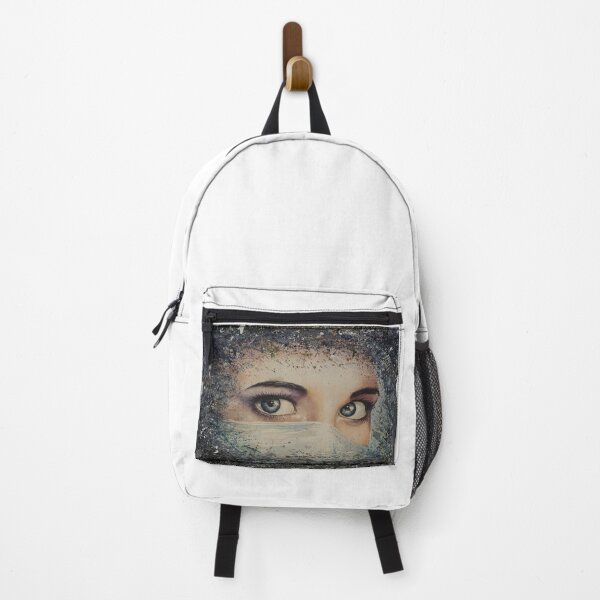 Item preview, Girl in a mask watercolor painting designed and sold by Kostart.