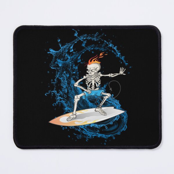 Item preview, THE CRAZY SURFIST SKULL designed and sold by MJ96-PRO.