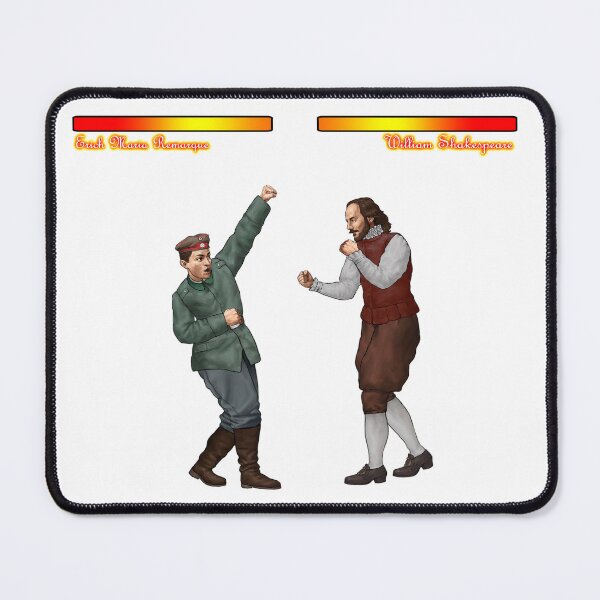 Item preview, Erich Maria Remarque vs William Shakespeare designed and sold by Write-N-Fight.
