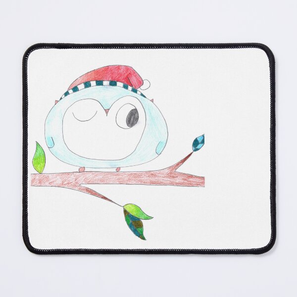 Item preview, Wintry Owl with Cute Hat designed and sold by GreatGrayStudio.