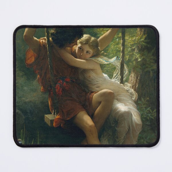 Item preview, Romance Painting, Sage Green Decor, Dark Academia Art, Forest Painting, Spring Art, Springtime by Pierre-Auguste Cot 1873 - Renaissance Art  designed and sold by publicartgarden.