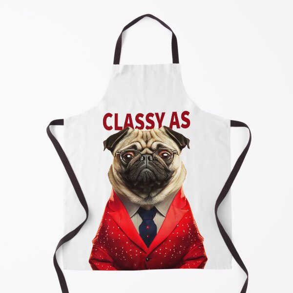Aperçu de l'œuvre Classy as Pug in Red Tuxedo  créée et vendue par Artistic Pandas.