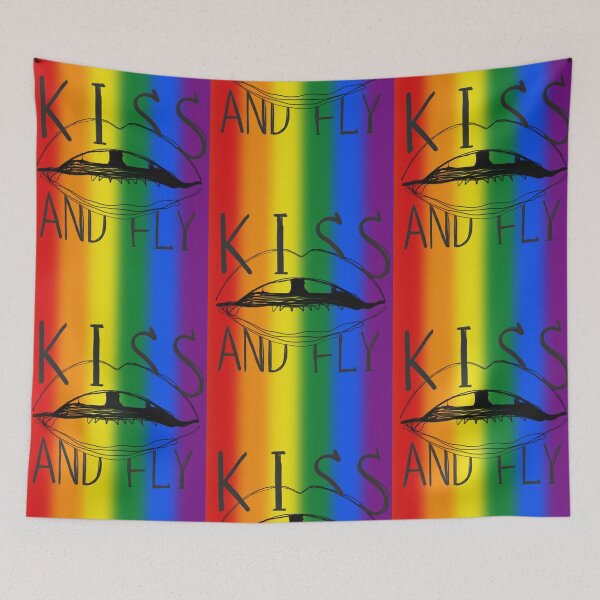 Item preview, COOL KISS AND FLY / RAINBOW gradient designed and sold by Itsdomd.