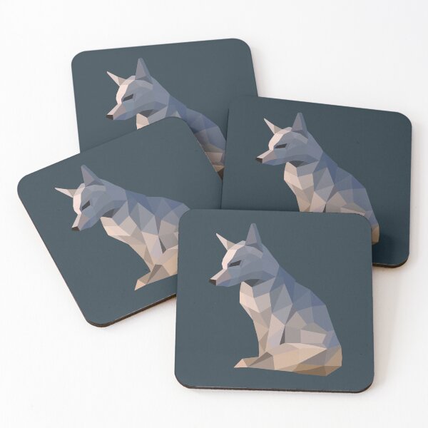 Item preview, Low Poly Arctic Fox designed and sold by shaldesign.