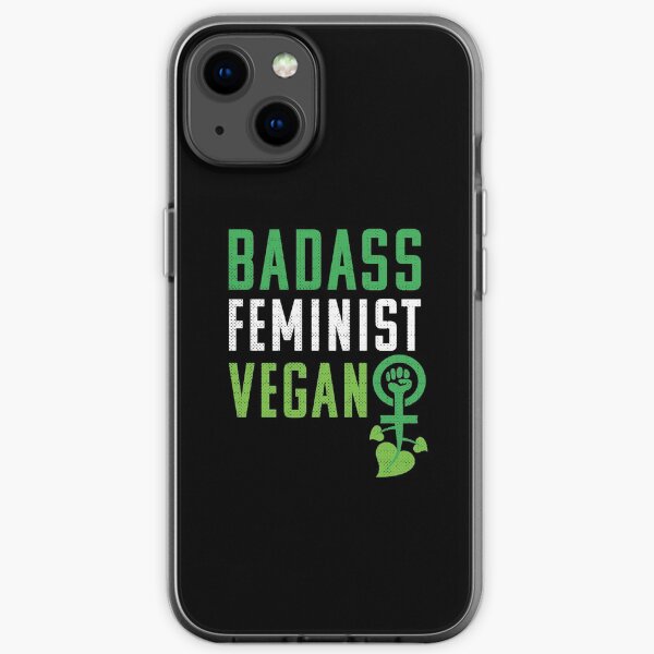 Vegan Feministin: Badass Feministische Faust Vegan iPhone Flexible Hülle