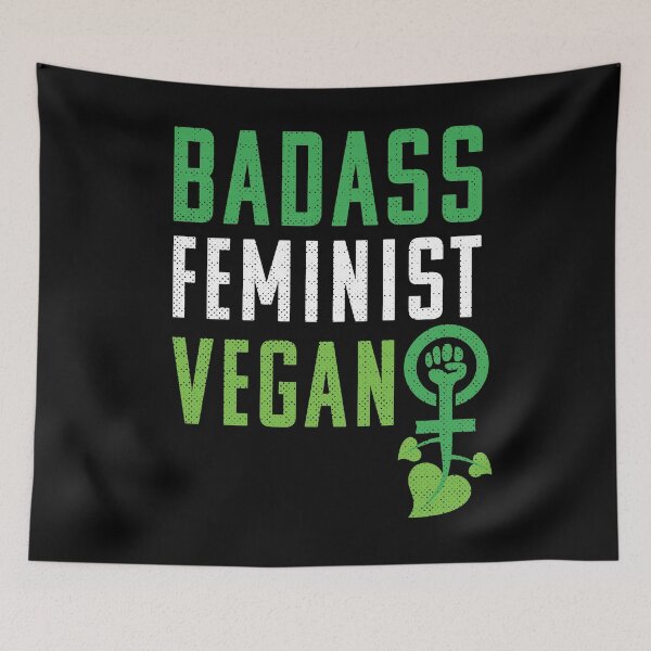 Item preview, Vegan Feminist : Badass Feminist Fist Vegan designed and sold by mindeverykind.