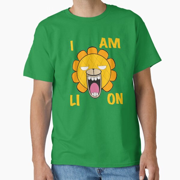 Artikel-Vorschau von Ich bin Löwe - Nami Shirt (gelbe Buchstaben), designt und verkauft von OnePieceCrimin.