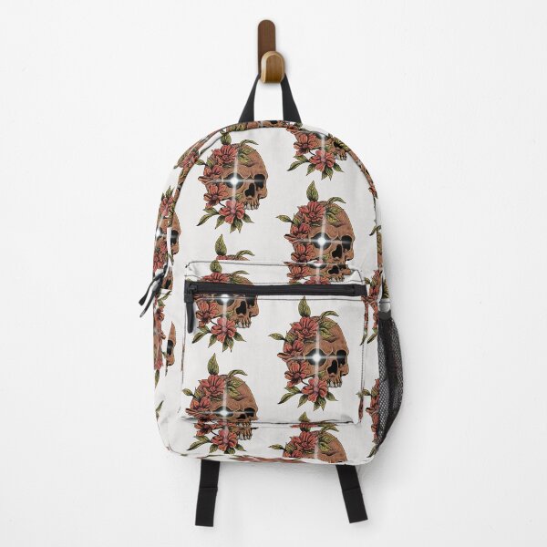 Item preview, Skull in flowers designed and sold by Simo0455.