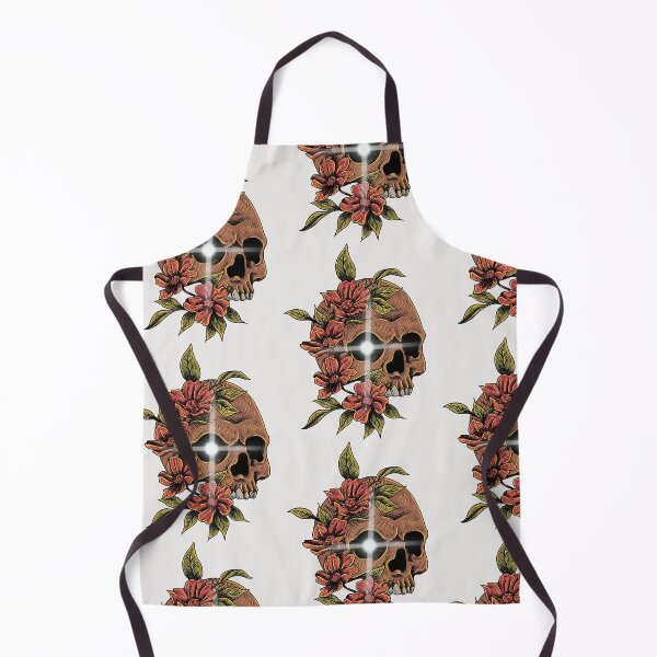 Item preview, Skull in flowers designed and sold by Simo0455.